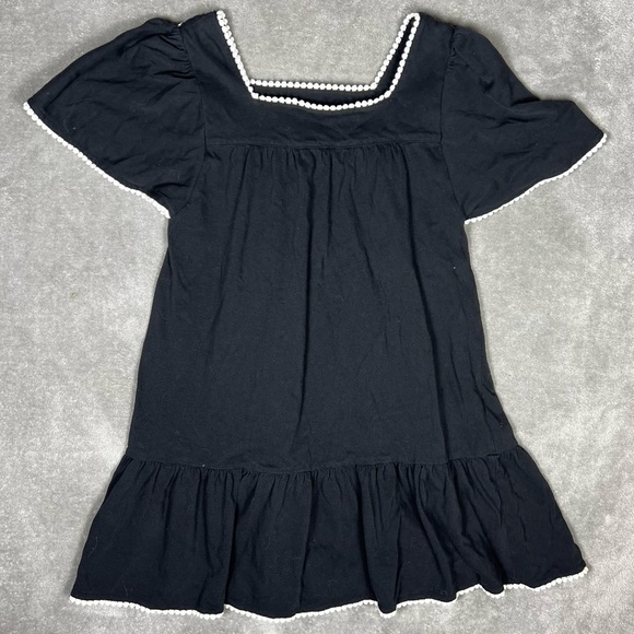 Kate Spade Dress Womens Small Black Broome Street Embroidered Boho Whimsical - Picture 7 of 9